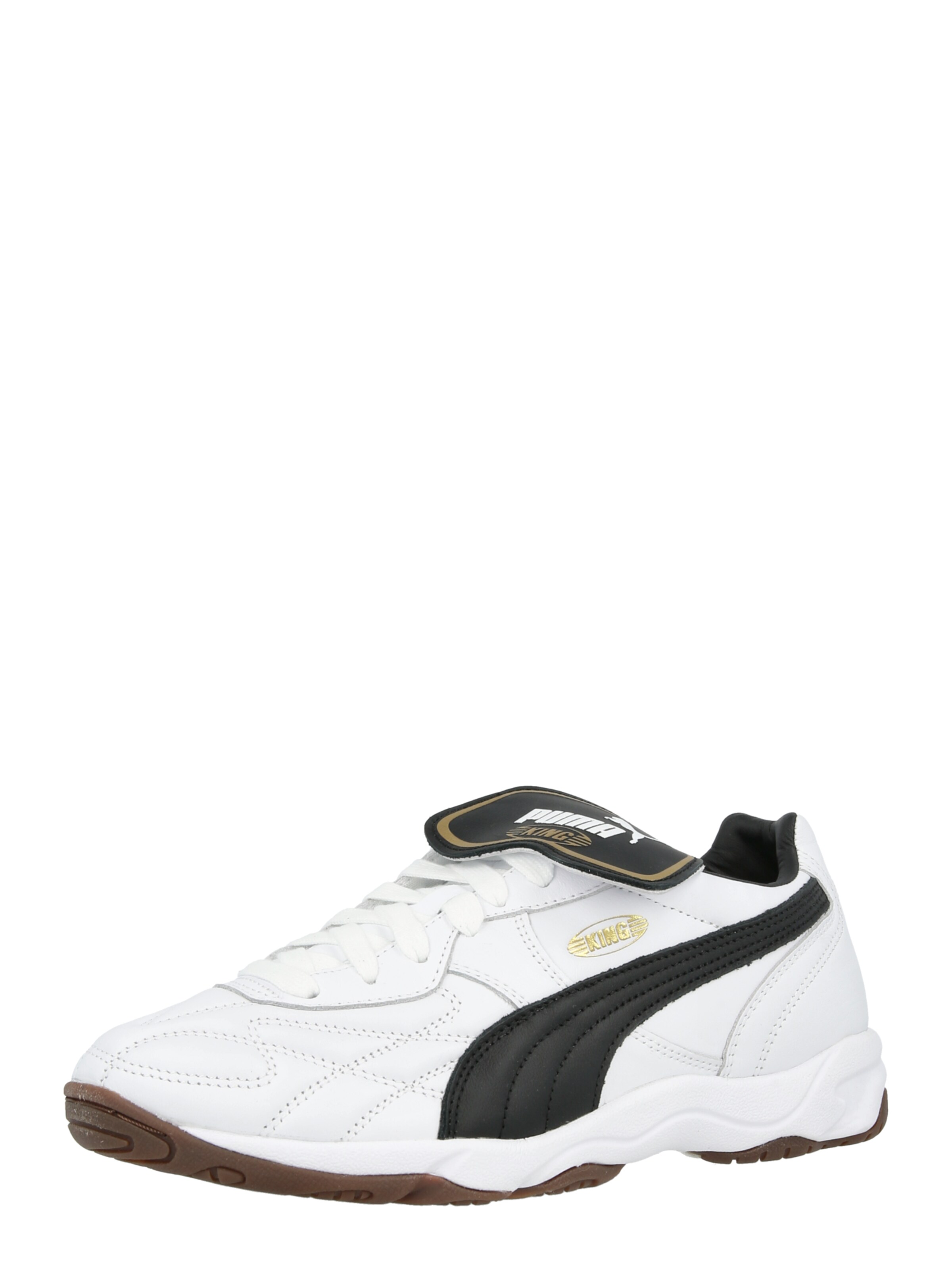 PUMA Σνίκερ χαμηλό 'King' σε λευκό: μπροστά