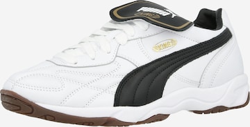PUMA Σνίκερ χαμηλό 'King' σε λευκό: μπροστά
