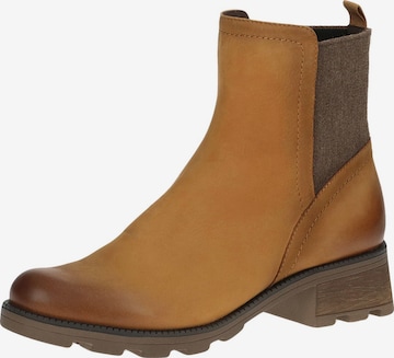 CAPRICE Ankle Boots in Yellow: front