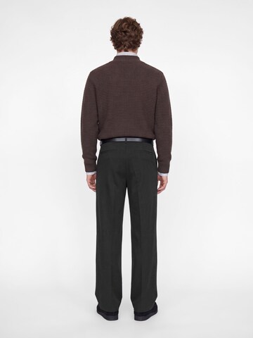 JACK & JONES Loose fit Trousers with creases in Grey