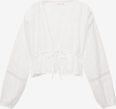 Pull&Bear Pusero värissä valkoinen, Tuotenäkymä