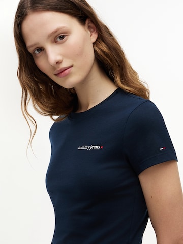 Tommy Jeans Shirts 'ESS' i blå