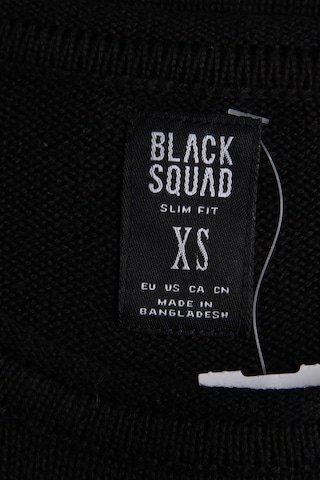 Black Squad Pullover XS in Schwarz