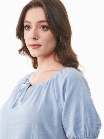 Organication Bluse in Blau