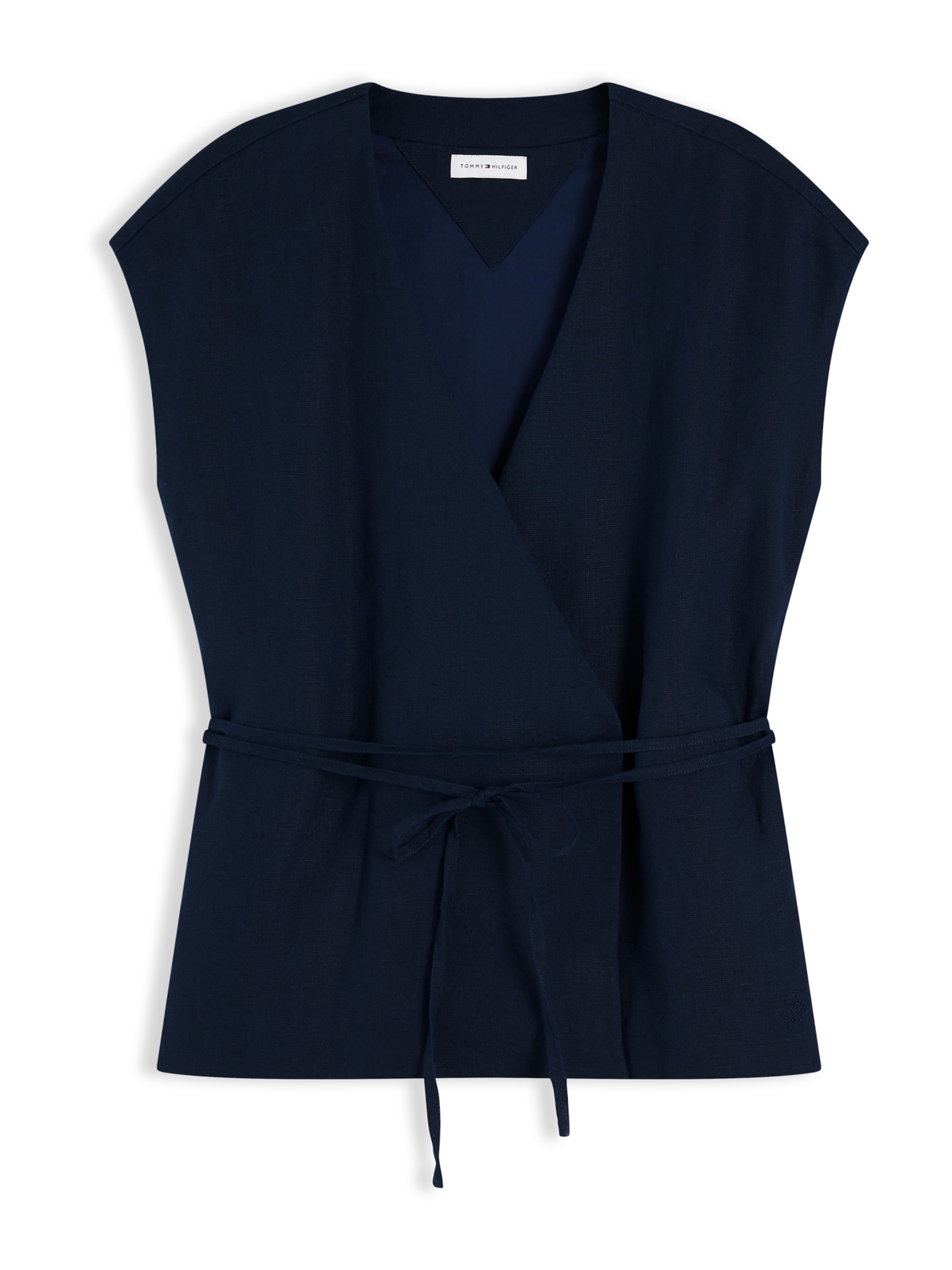 Gilet de costume TOMMY HILFIGER en bleu : devant