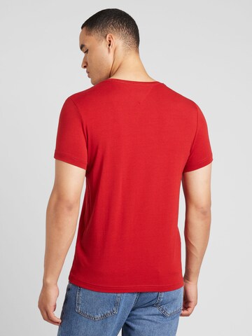 TOMMY HILFIGER Slim fit Μπλουζάκι σε κόκκινο