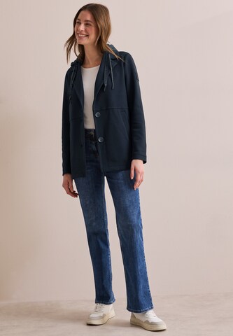CECIL Jacke mit abnehmbarer Kapuze in Blau