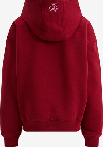 WE Fashion - Sweatshirt em vermelho