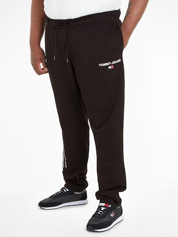 Tommy Jeans Plus - regular Pantalón en negro: frente