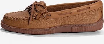 ruda Minnetonka Mokasinai 'Moosehide Classic': priekis