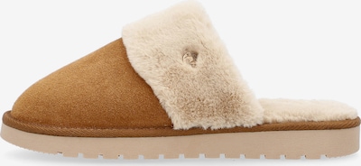 ROMIKA Hausschuh in dunkelbeige / schwarz, Produktansicht