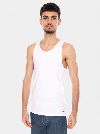 Obey T-Shirt 'STANDARD RIB TANK 2 PACK' en S en blanc, Vue avec produit