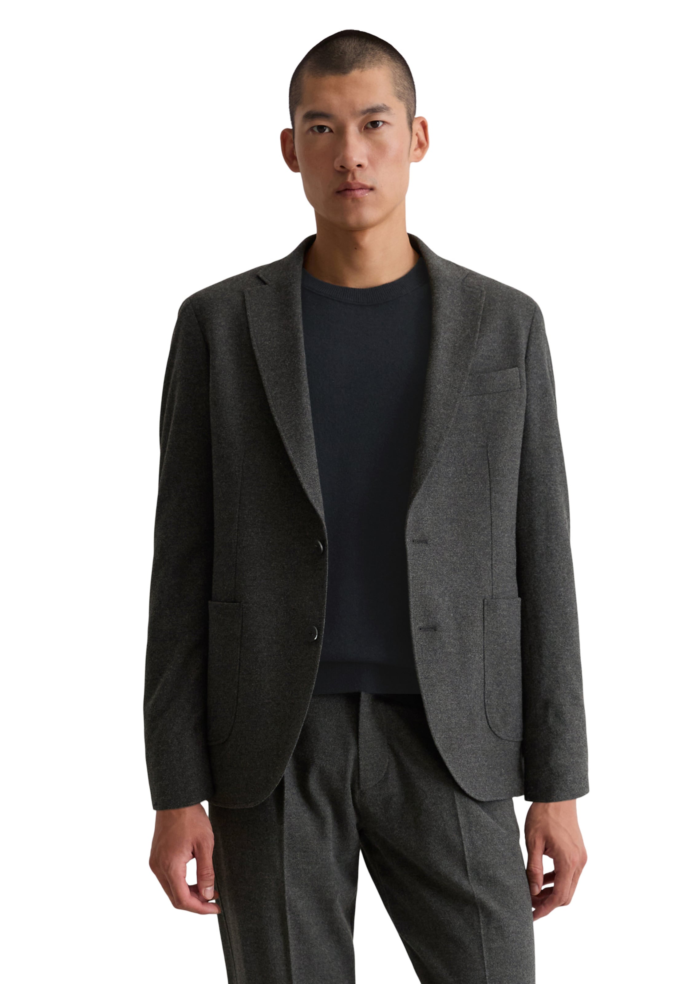 Marc O'Polo Regular fit Blazer in Black: front
