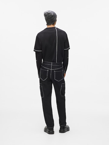 KARL LAGERFELD JEANS Štandardný strih Rifľové kapsáče - Čierna