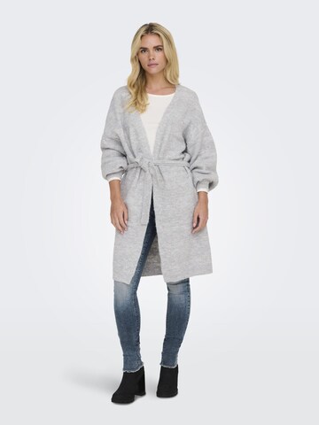 ONLY Gebreid vest 'SELESTA ' in Grijs