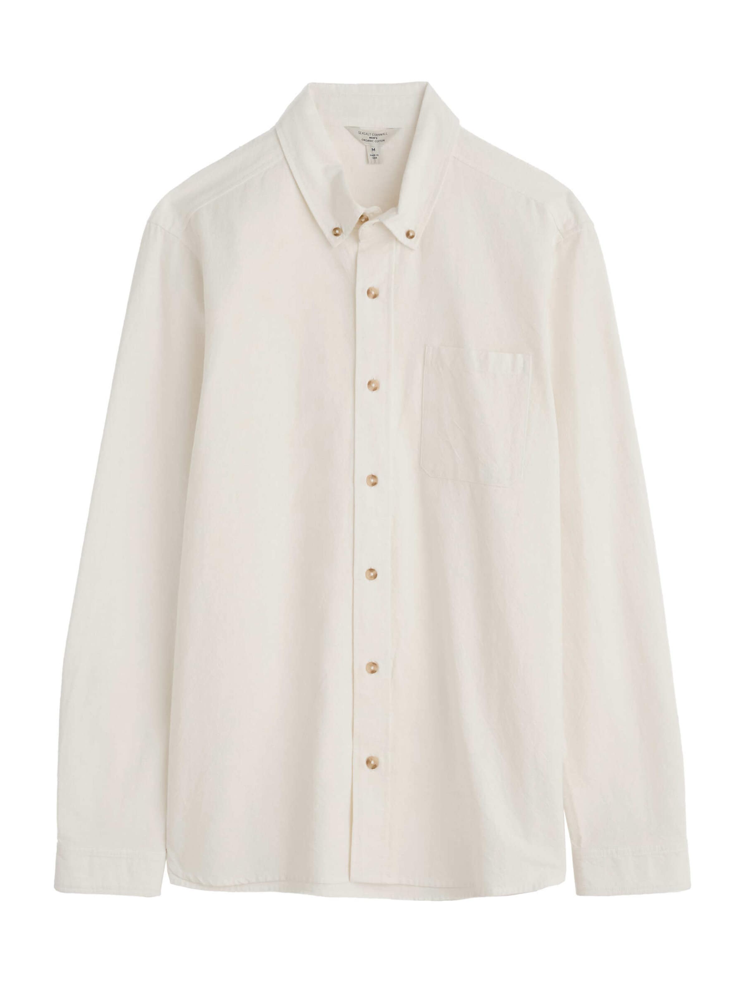 Seasalt Cornwall Regular fit Overhemd 'Jenken' in Wit: voorkant