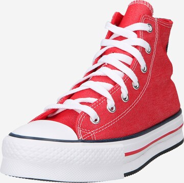 CONVERSE Trampki w kolorze czerwony: przód