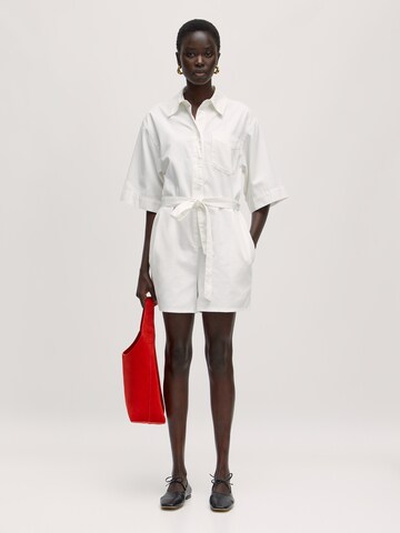 EDITED Jumpsuit 'Nuria' i hvid
