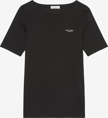 T-shirt Marc O'Polo en noir : devant