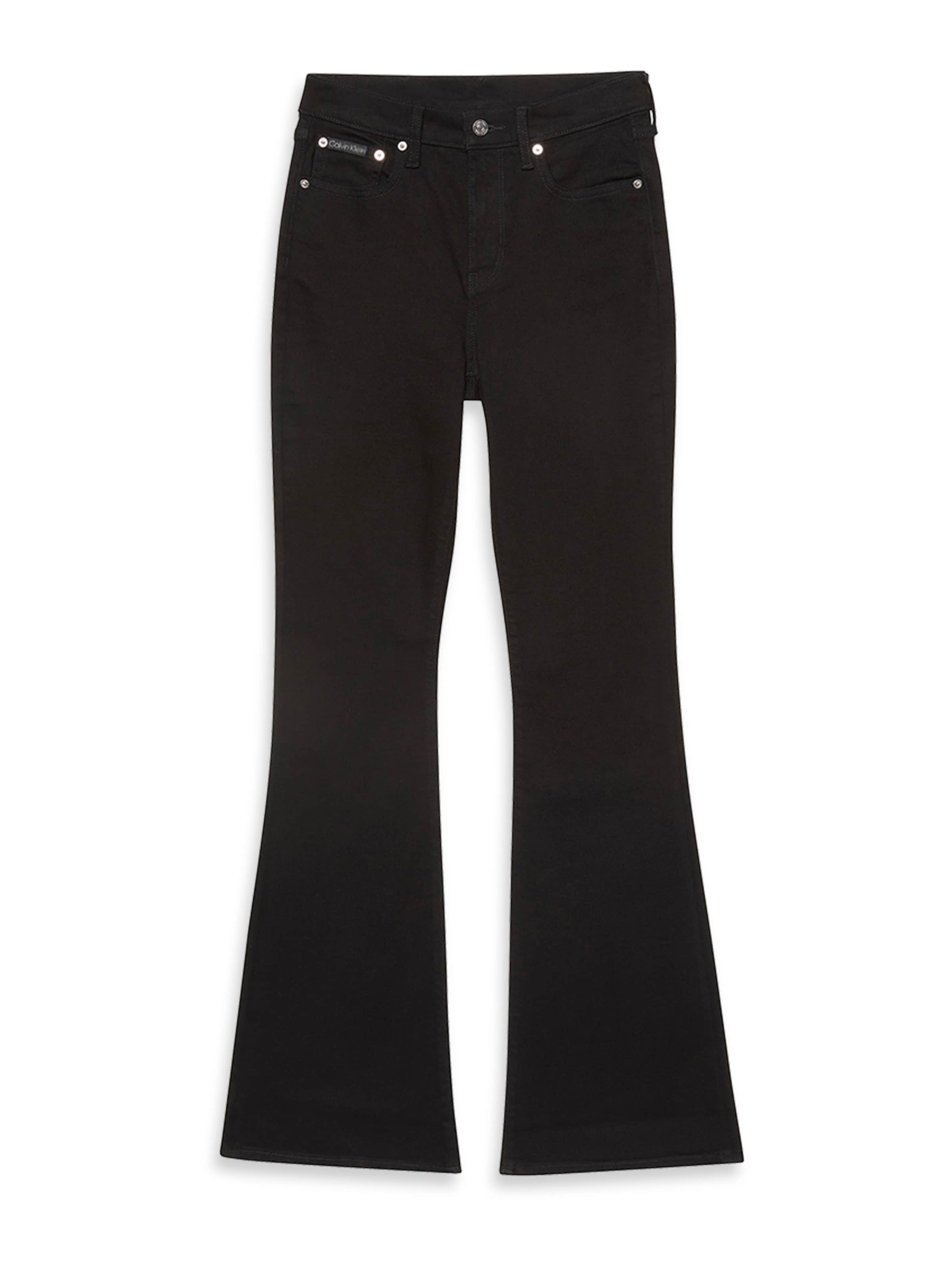 Evazați Jeans de la Calvin Klein Jeans pe negru: față