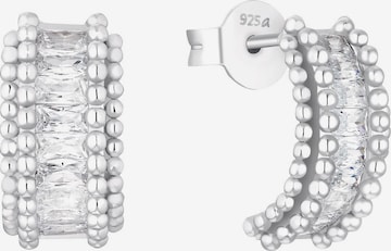 AMOR Earrings in Silver: front