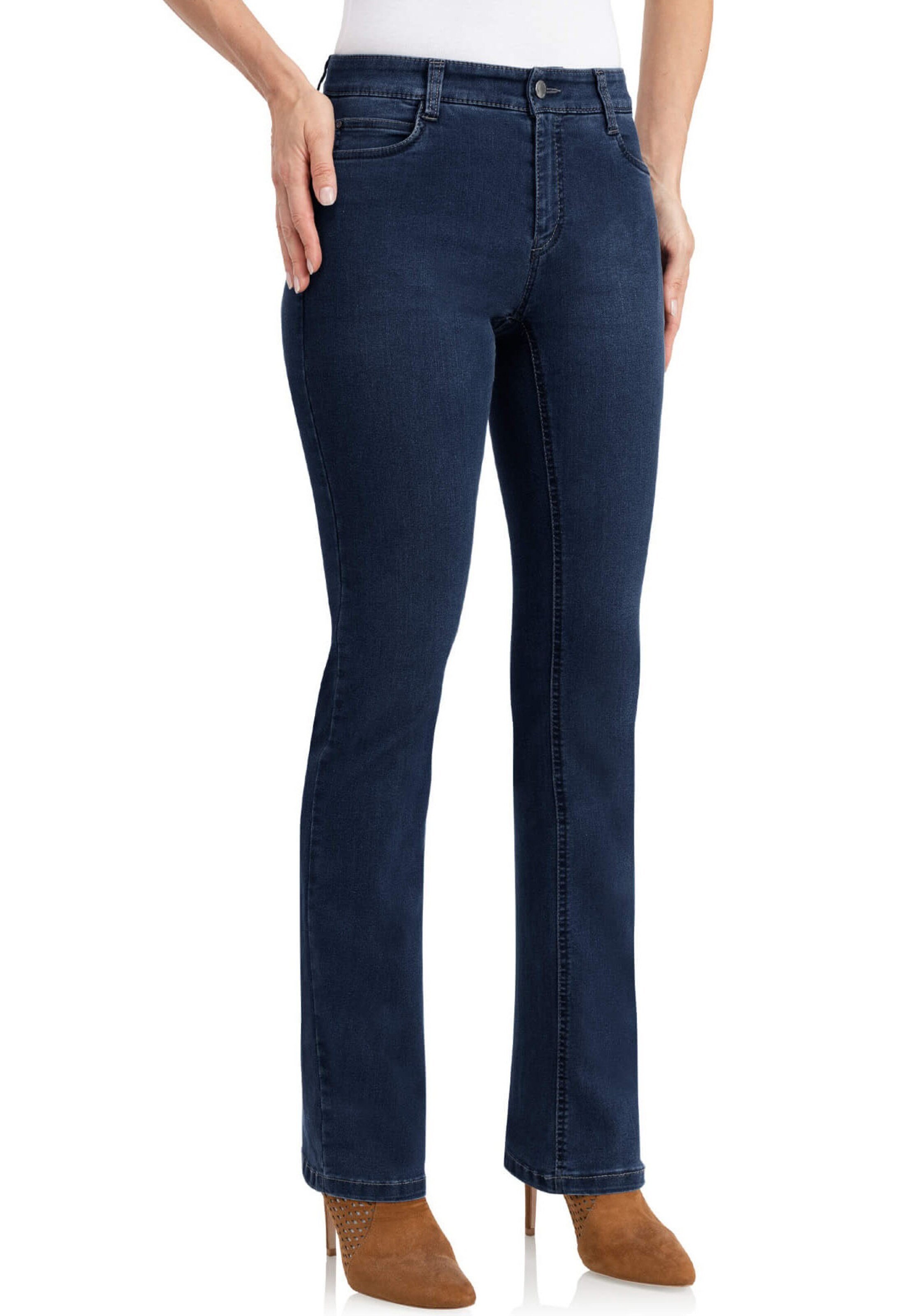 wonderjeans Boot cut Jeans in Blue: front
