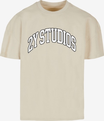 2Y Studios T-Shirt in Beige: Vorderseite