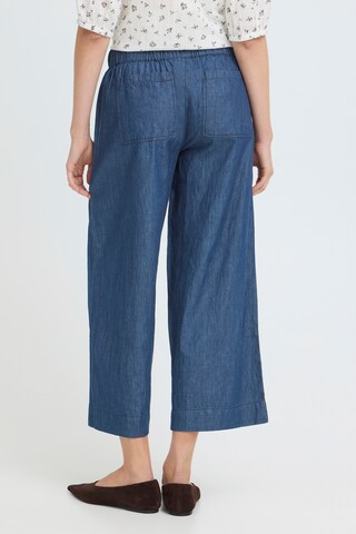 Fransa - Pierna ancha Pantalón en azul