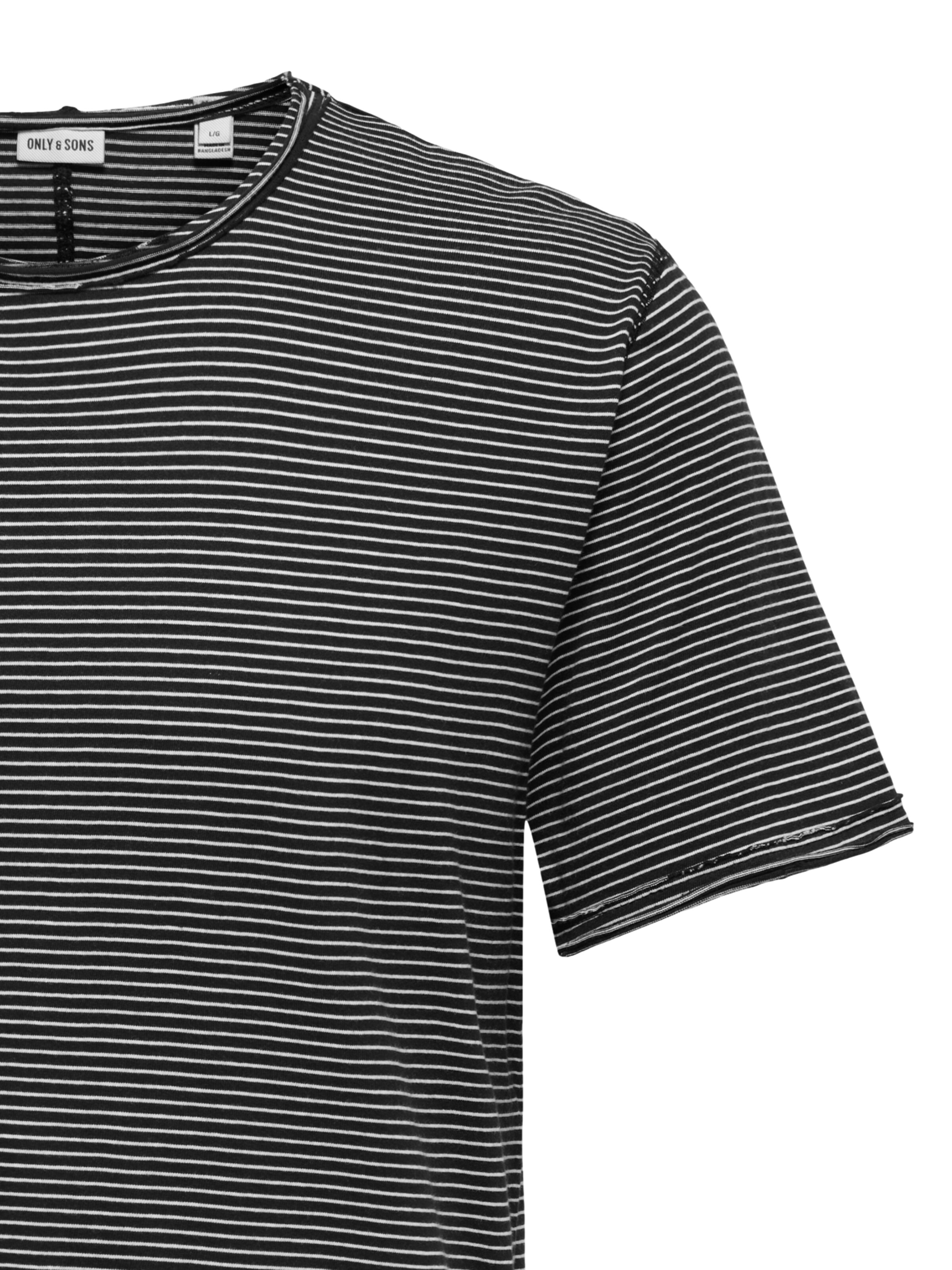 T-Shirt 'Benne' Only & Sons en noir