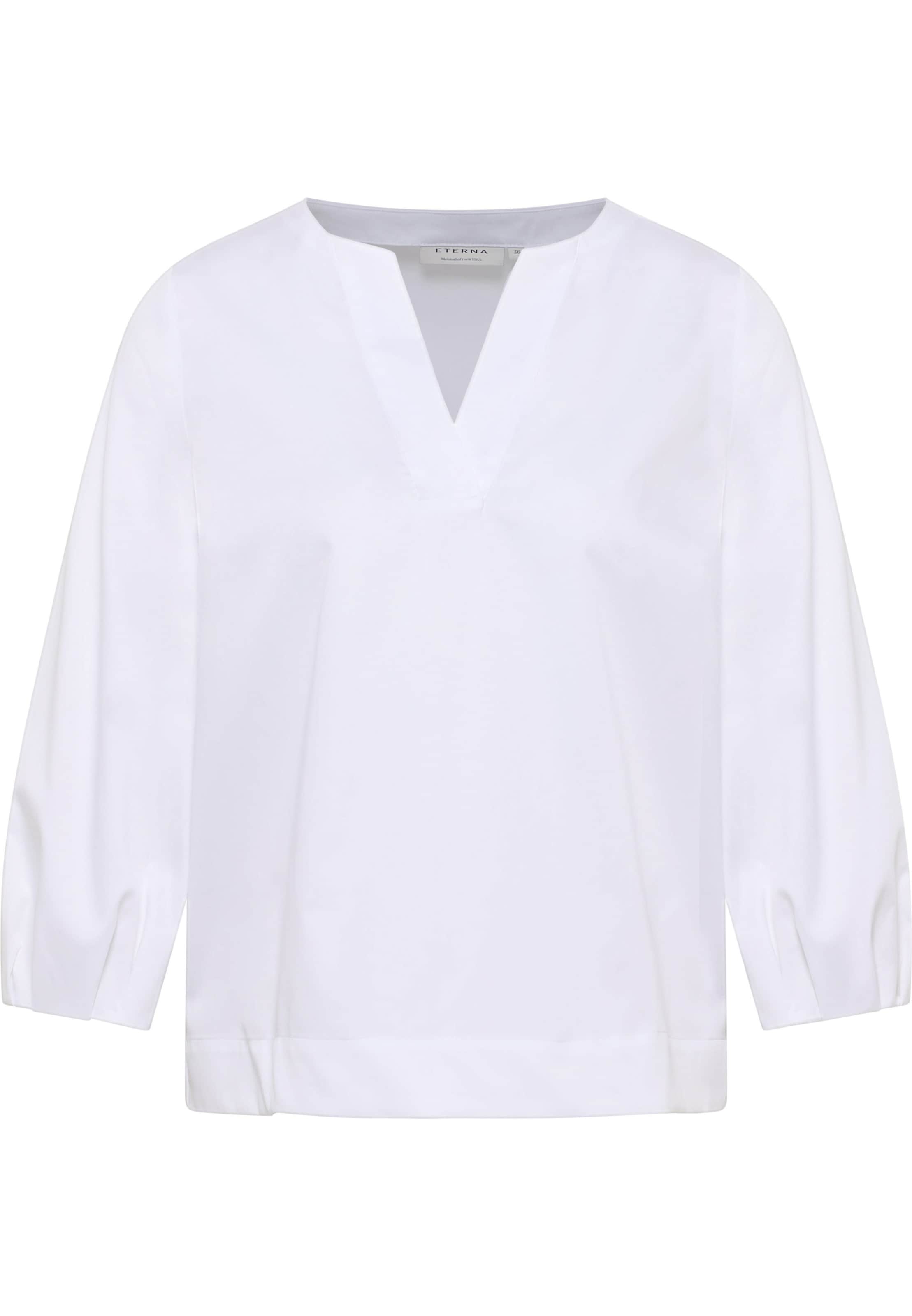 ETERNA Blouse in Wit: voorkant