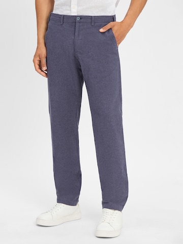 Nils Sundström Regular Pants in Blue: front