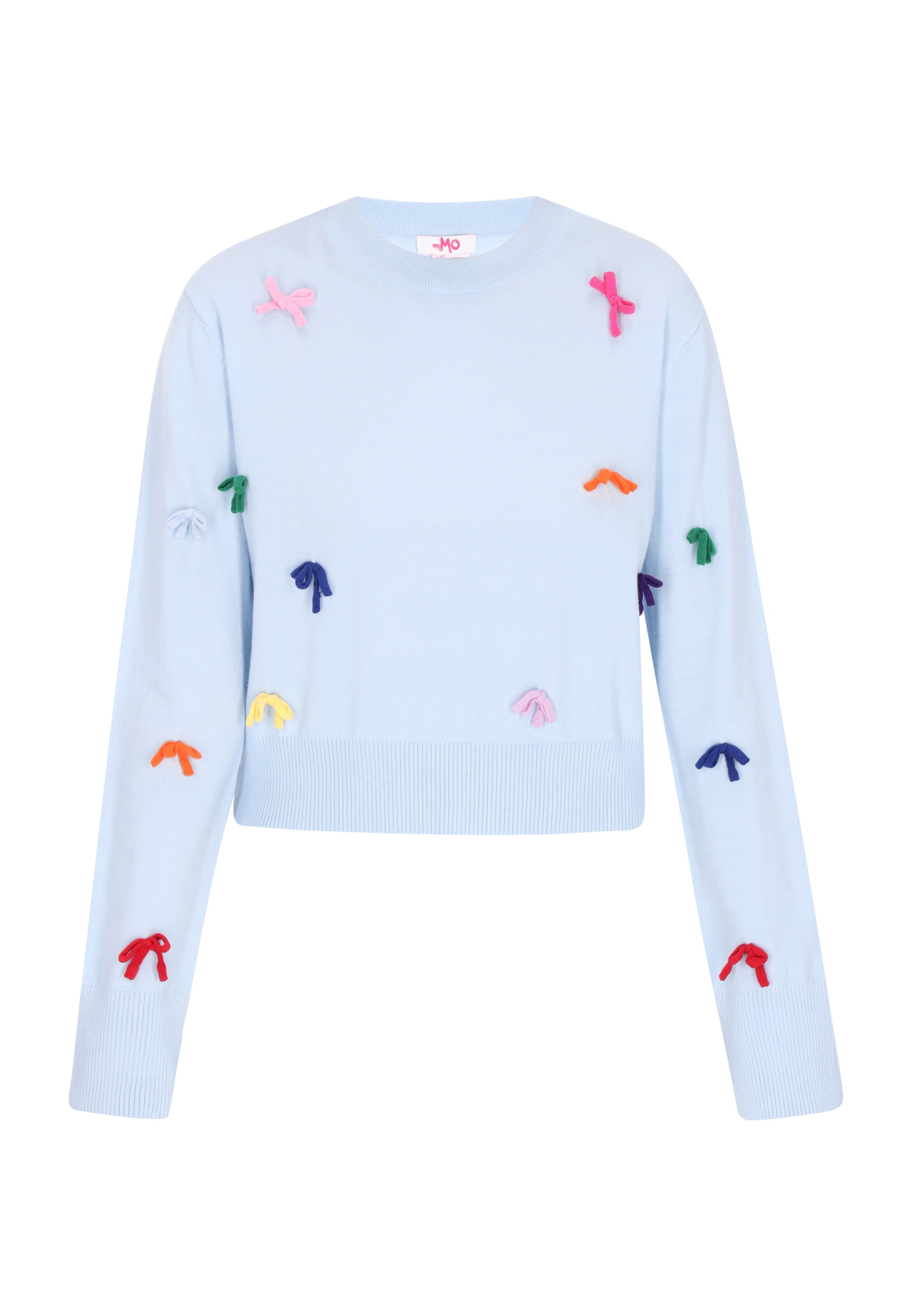 MYMO Pullover 'Comfy' in Blau: Vorderseite