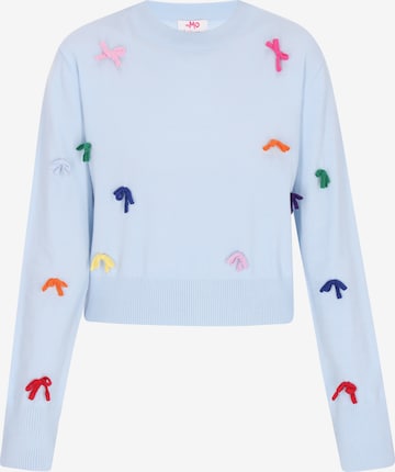 MYMO Pullover 'Comfy' in Blau: Vorderseite