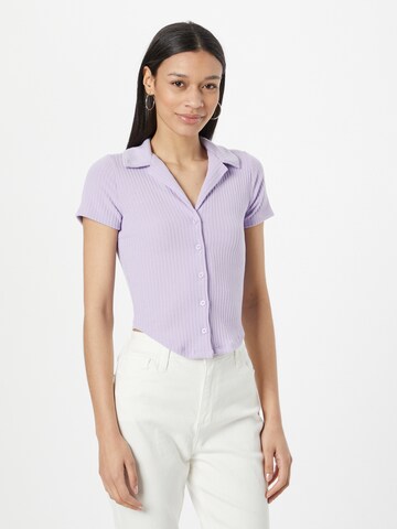 HOLLISTER - Blusa em roxo: frente