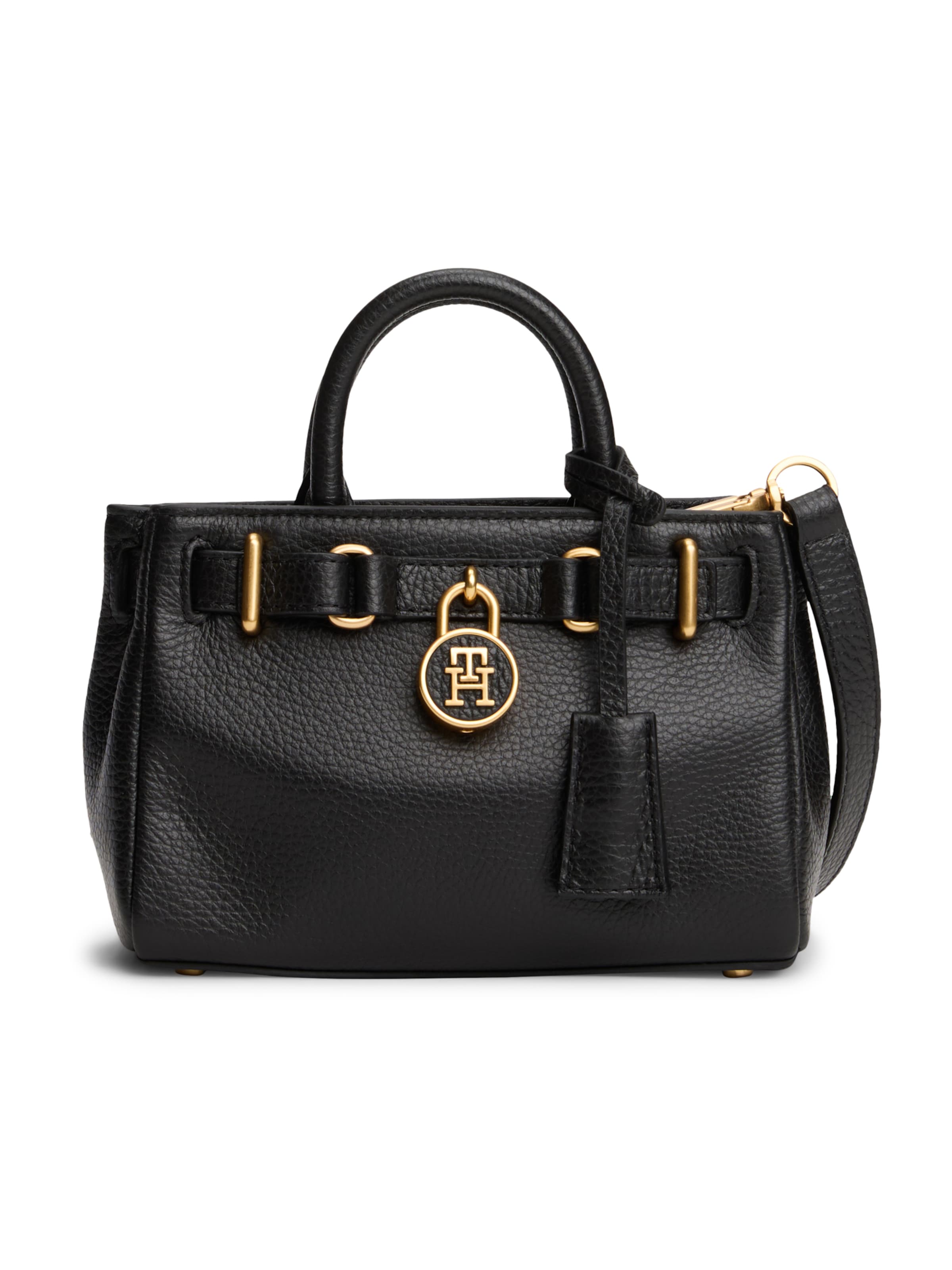 TOMMY HILFIGER Дамска чанта в черно: отпред
