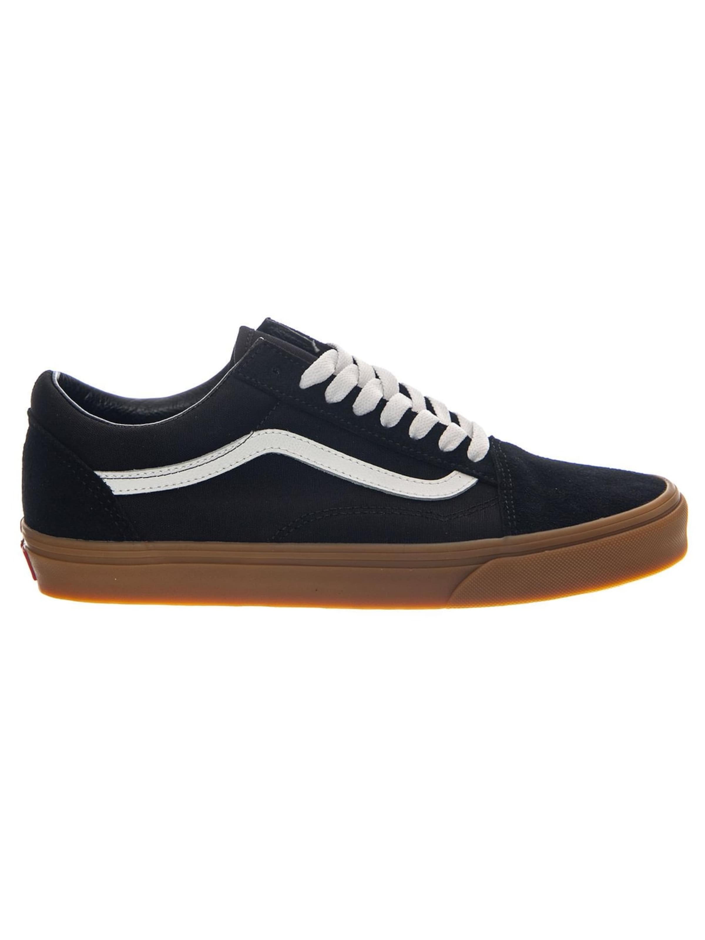 Scarpa stringata sportiva 'Old Skool Black / Gum' di VANS in nero: frontale