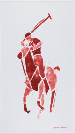 Ralph Lauren Home Strandhandtuch 'ABSTRACT' in rot / weiß, Produktansicht
