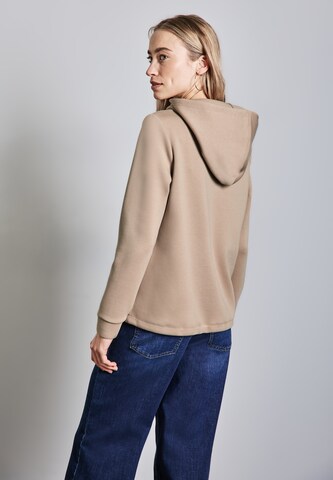 STREET ONE Sweatshirt in Brown