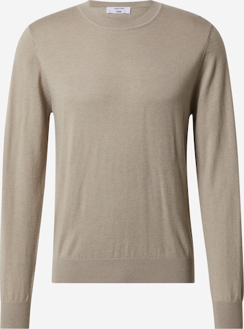 DAN FOX APPAREL Sweater 'Semih' in Grey: front