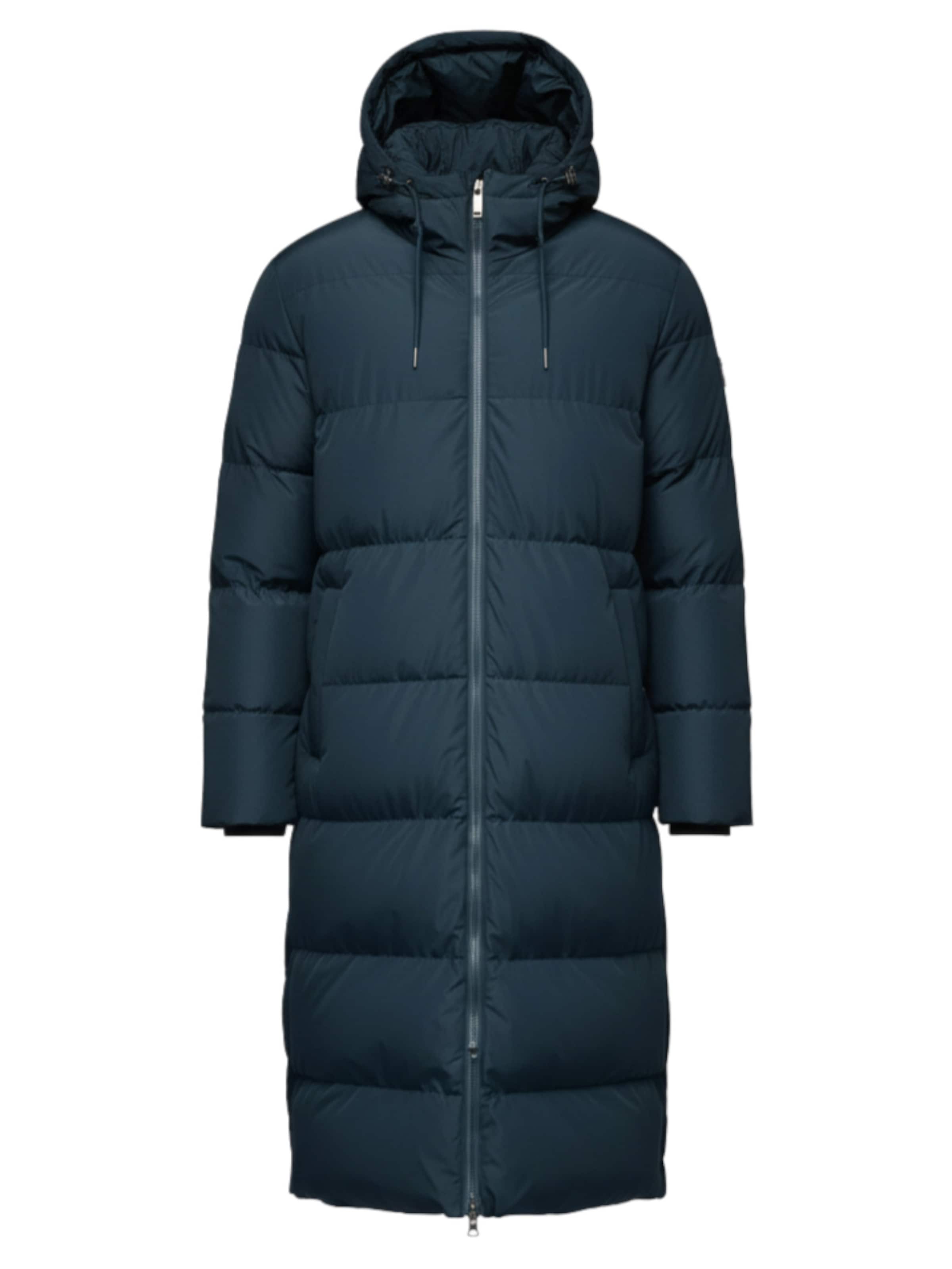 Ombre Winterjas 'Level up' in Blauw: voorkant