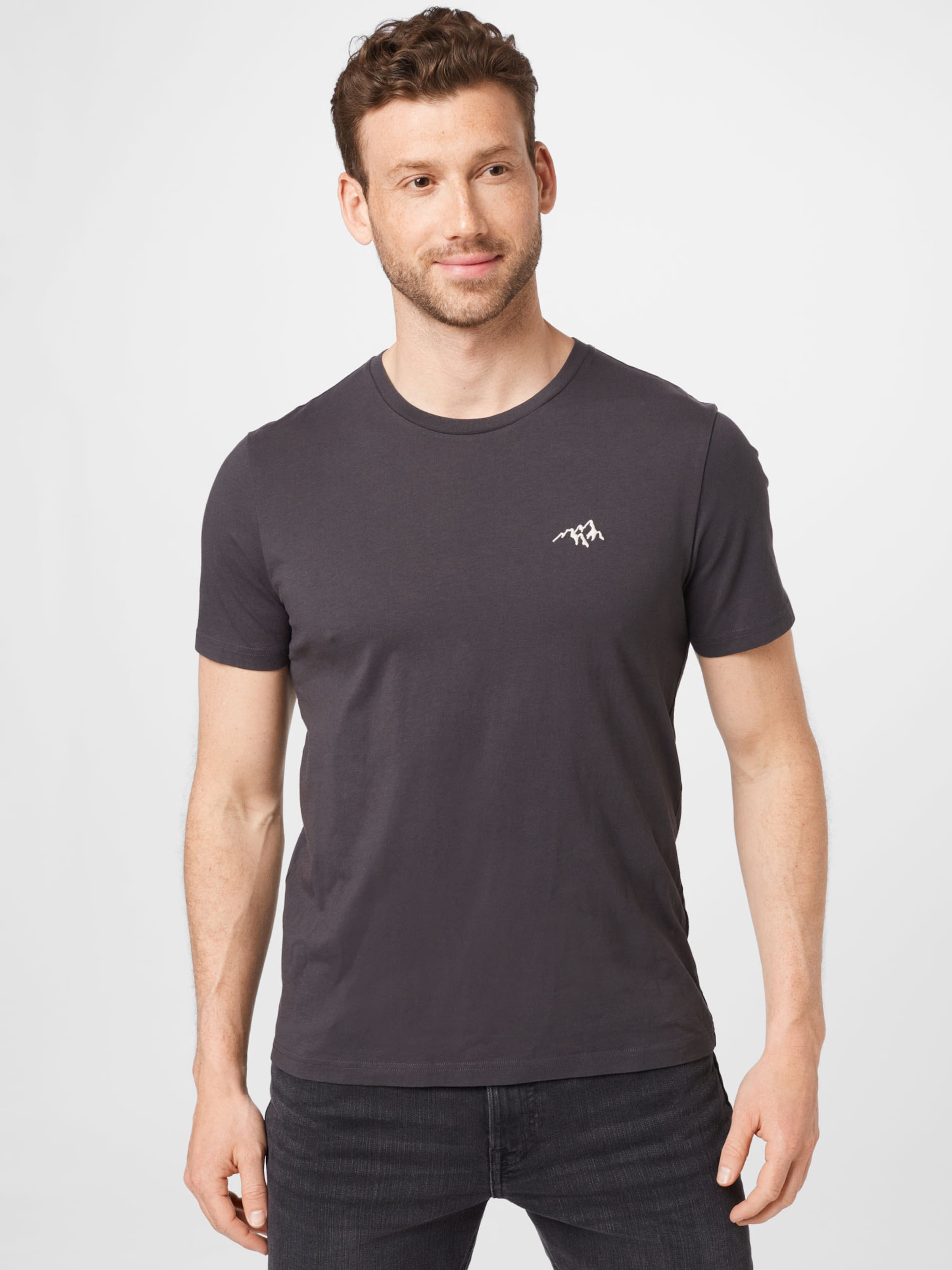 Men T-shirts | ARMEDANGELS Shirt 'James' in Anthracite - GC49439