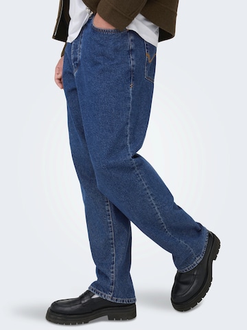 Only & Sons Avar lõige Teksapüksid 'ONSFADE', värv sinine