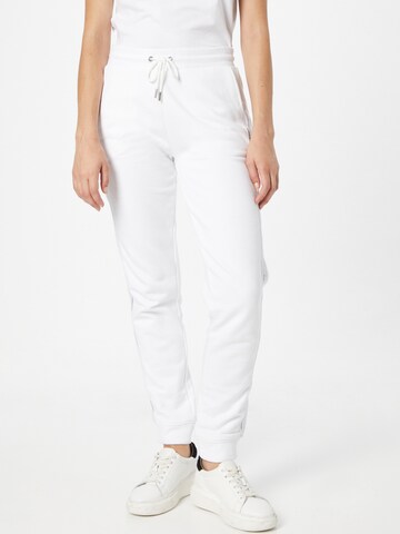 Calvin Klein Tapered Pants in White: front