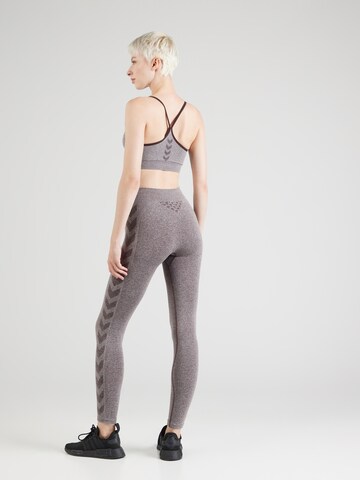 Hummel Skinny Παντελόνι φόρμας 'Ci' σε καφέ