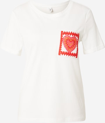 ONLY - Camisa 'ONLUMA' em branco: frente