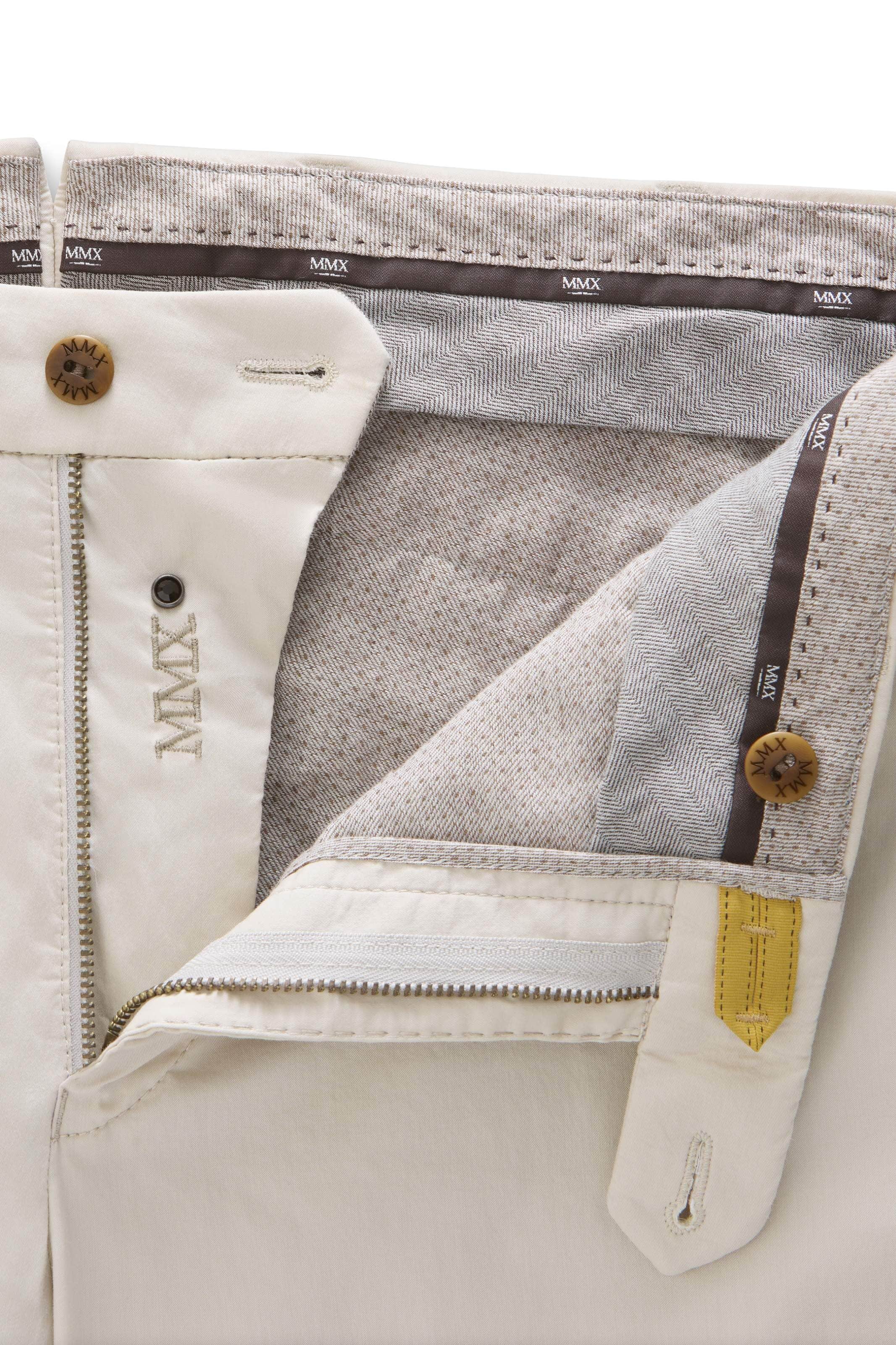 Coupe slim Pantalon chino MMX Germany en beige
