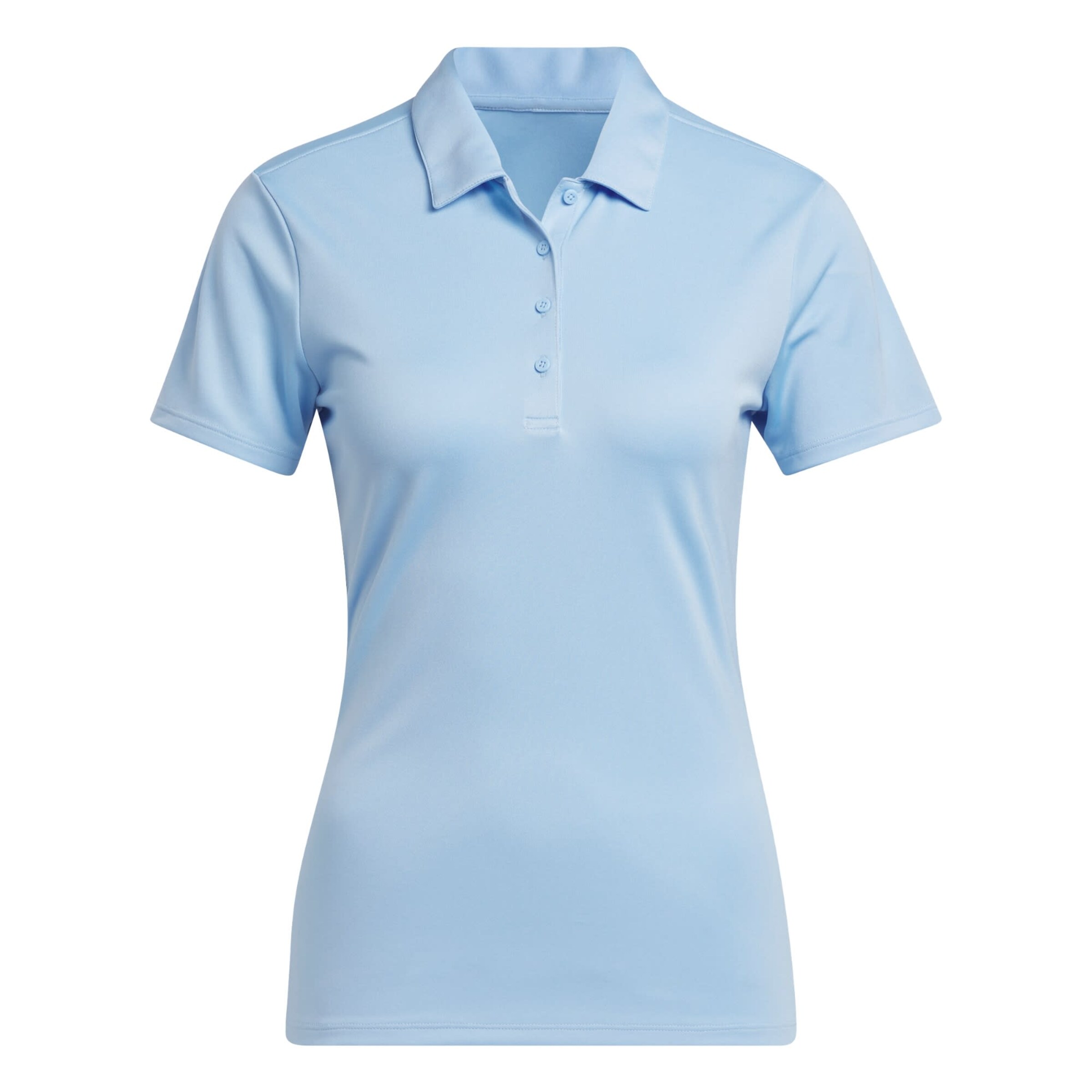 ADIDAS GOLF Funkční tričko 'Women's Solid Performance Short Sleeve Polo' – modrá: přední strana