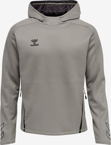 Hummel Sportsweatshirt 'Cima' in Grijs: voorkant