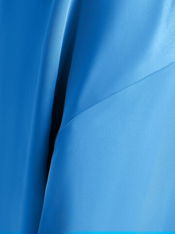 Bershka Блуза в синьо