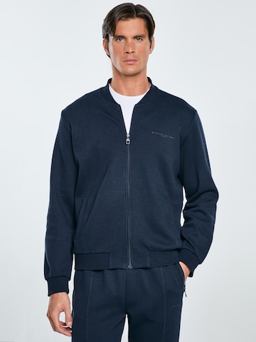 BIG STAR Sweatvest 'WLADORB' in Blauw: voorkant